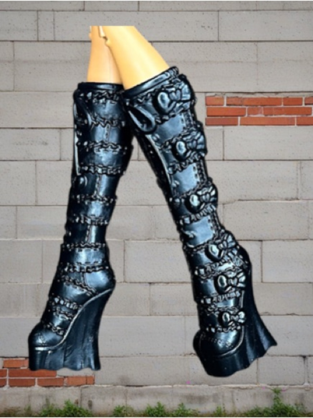 Monster High Elissabat ~ Frights Camera Action ~ Black Boots - Picture 9 of 10